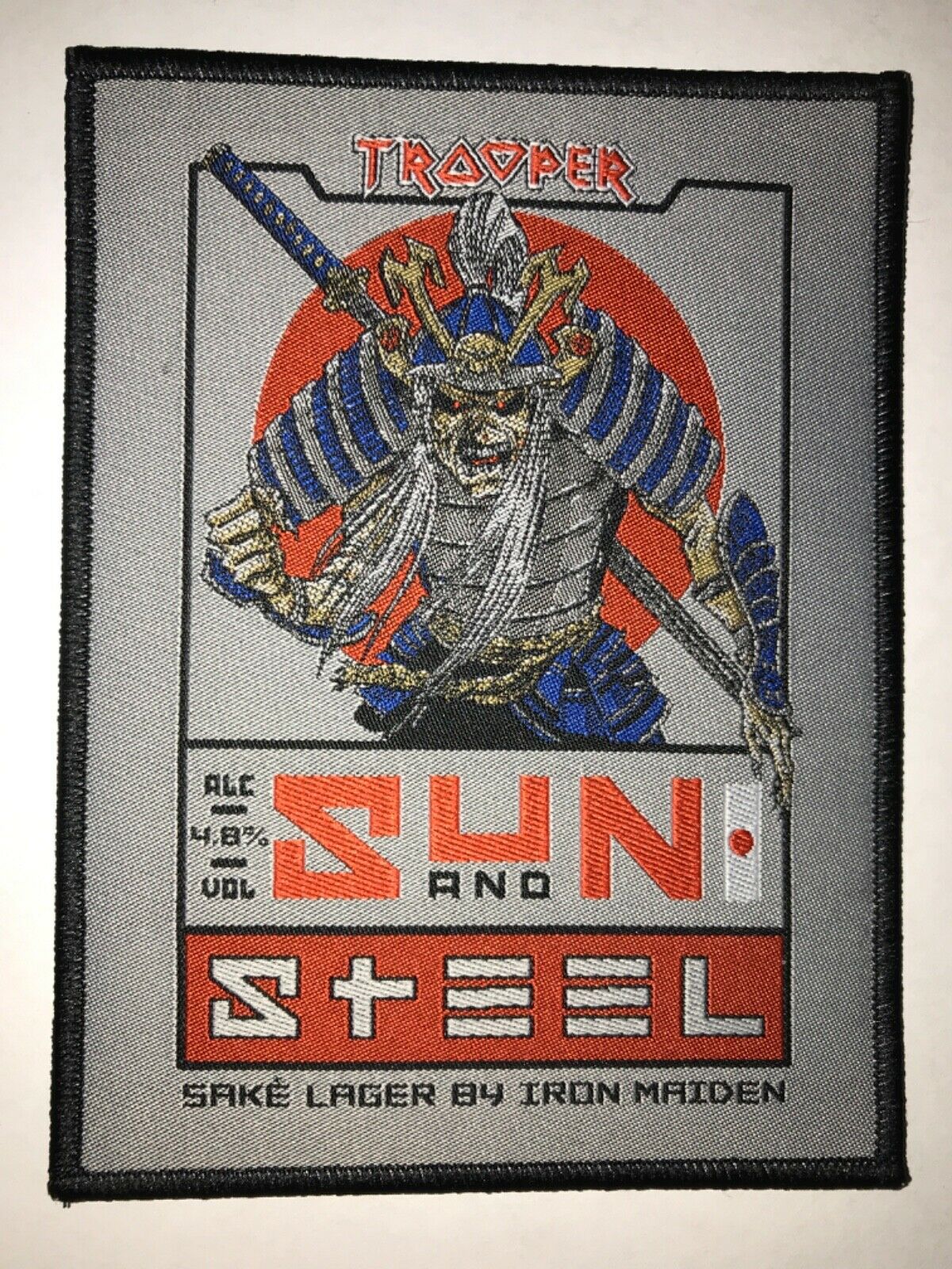 Iron Maiden Trooper Samurai Patch