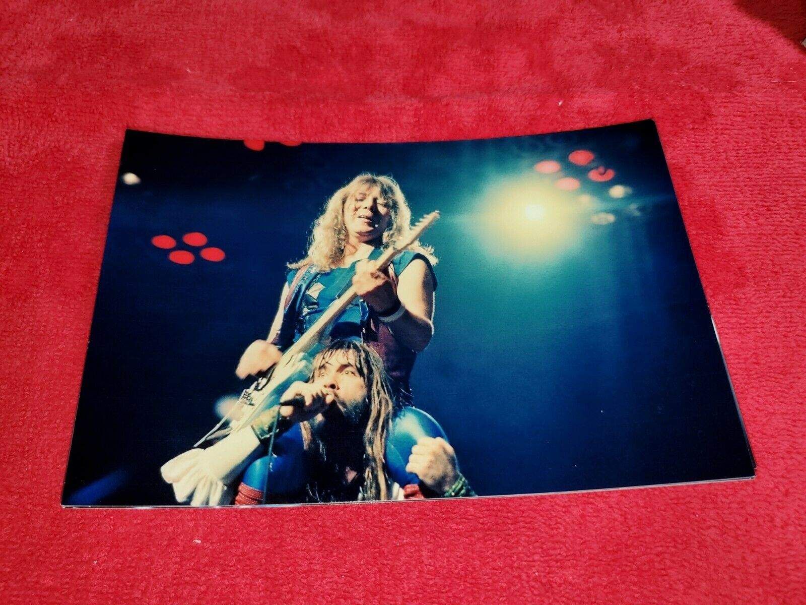Vintage Metal Band Iron Maiden Concert Photo Taken By Me Early 1980s  Lot #24
