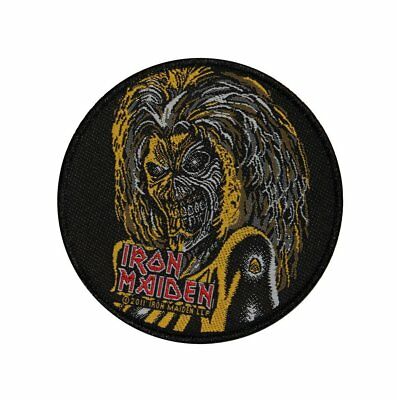 Iron Maiden - Killer's Face Woven Patch - Brand New - Music Band 2520
